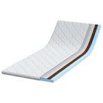 Casa si Gradina - Mobilier - Saltele si somiere - Toppere - Topper pentru saltea Alb 70 x 200 cm Polyester fara adeziv - Infinity.ro
