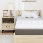 Casa si Gradina - Mobilier - Saltele si somiere - Toppere - Topper pentru saltea Alb 70 x 200 cm Polyester fara adeziv - Infinity.ro