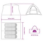 Sport si Outdoor - Camping - Corturi camping - Cort albastru 320 x 275 x 190 cm - Infinity.ro