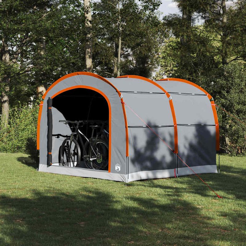 Sport si Outdoor - Camping - Corturi camping - Cort cu acoperis cu aerisire de aer Gri si portocaliu 268 x 240 x 191 cm - Infinity.ro