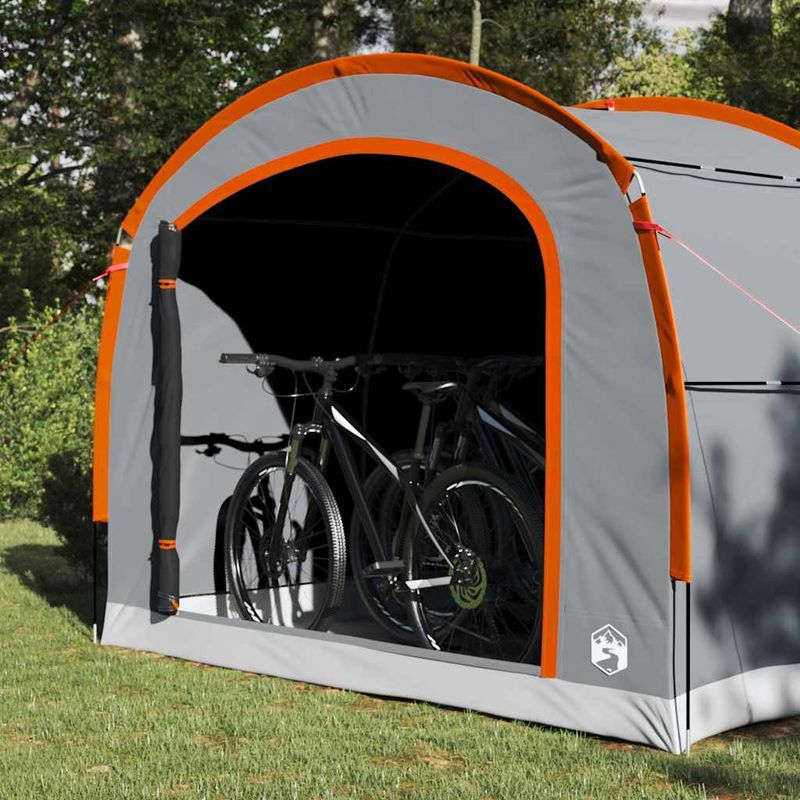 Sport si Outdoor - Camping - Corturi camping - Cort cu acoperis cu aerisire de aer Gri si portocaliu 268 x 240 x 191 cm - Infinity.ro
