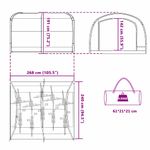 Sport si Outdoor - Camping - Corturi camping - Cort cu acoperis cu aerisire de aer Gri si portocaliu 268 x 240 x 191 cm - Infinity.ro