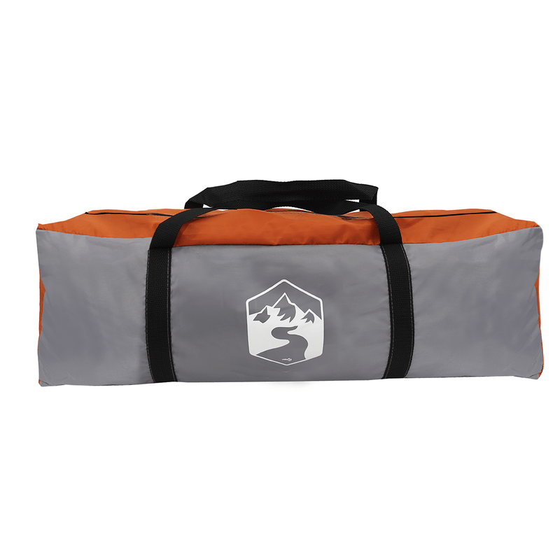 Sport si Outdoor - Camping - Corturi camping - Cort cu acoperis cu aerisire de aer Gri si portocaliu 268 x 240 x 191 cm - Infinity.ro