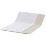 Casa si Gradina - Mobilier - Saltele si somiere - Toppere - Topper pentru saltea Alb 140 x 190 cm Polyester fara adeziv - Infinity.ro