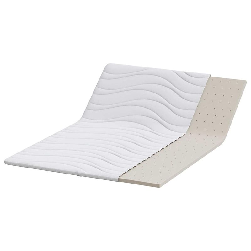 Casa si Gradina - Mobilier - Saltele si somiere - Toppere - Topper pentru saltea Alb 140 x 190 cm Polyester fara adeziv - Infinity.ro