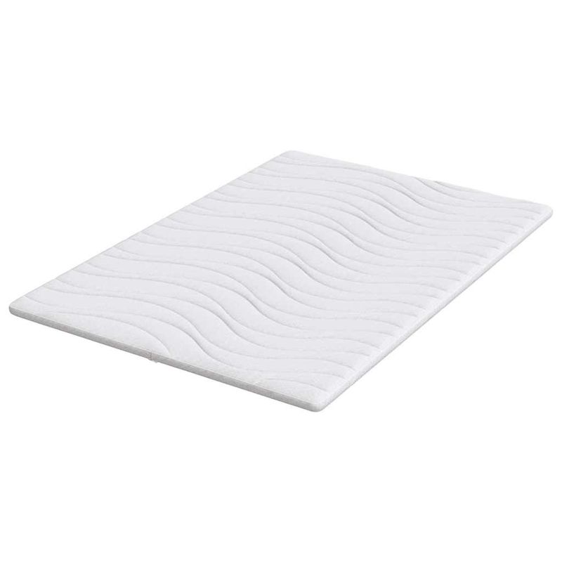 Casa si Gradina - Mobilier - Saltele si somiere - Toppere - Topper pentru saltea Alb 140 x 190 cm Polyester fara adeziv - Infinity.ro