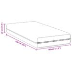 Casa si Gradina - Mobilier - Saltele si somiere - Saltele - Saltele Alb 80 x 160 cm Tesatura din 100% poliester - Infinity.ro