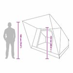 Sport si Outdoor - Camping - Corturi camping - Cort albastru 282 x 225 x 154 cm - Infinity.ro