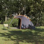 Sport si Outdoor - Camping - Corturi camping - Cort Gri si Portocalie mare Poliester si fibra de sticla - Infinity.ro