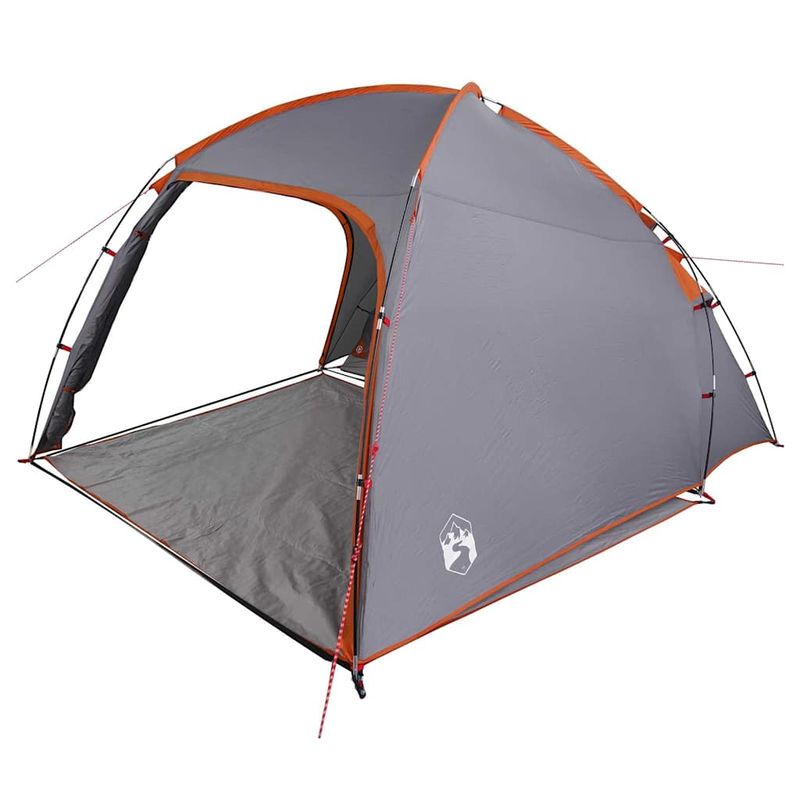 Sport si Outdoor - Camping - Corturi camping - Cort Gri si Portocalie mare Poliester si fibra de sticla - Infinity.ro