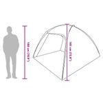 Sport si Outdoor - Camping - Corturi camping - Cort Gri si Portocalie mare Poliester si fibra de sticla - Infinity.ro