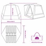 Sport si Outdoor - Camping - Corturi camping - Cort Verde mare Tesatura din poliamida - Infinity.ro