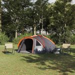 Sport si Outdoor - Camping - Corturi camping - Cort Gri si portocaliu mare Poliester si fibra de sticla - Infinity.ro