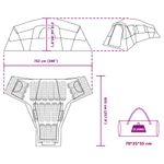 Sport si Outdoor - Camping - Corturi camping - Cort albastru mare Poliester - Infinity.ro