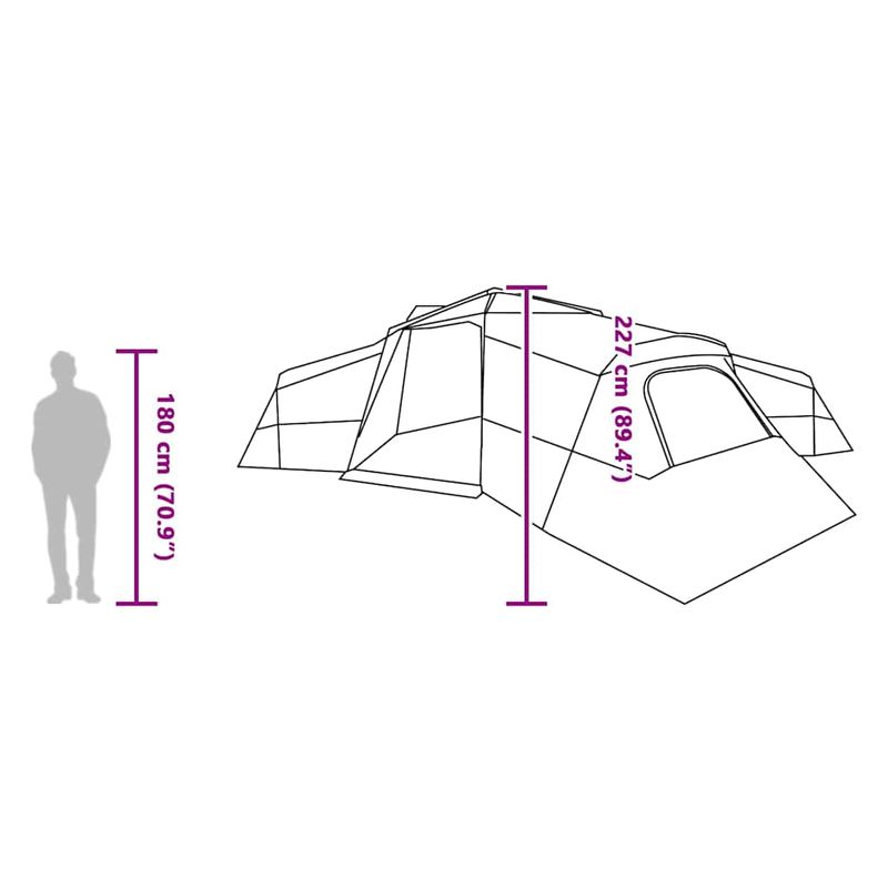 Sport si Outdoor - Camping - Corturi camping - Cort Verde mare Poliester si fibra de sticla - Infinity.ro