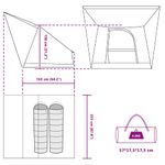 Sport si Outdoor - Camping - Corturi camping - Cort albastru 223 x 163 x 130 cm - Infinity.ro