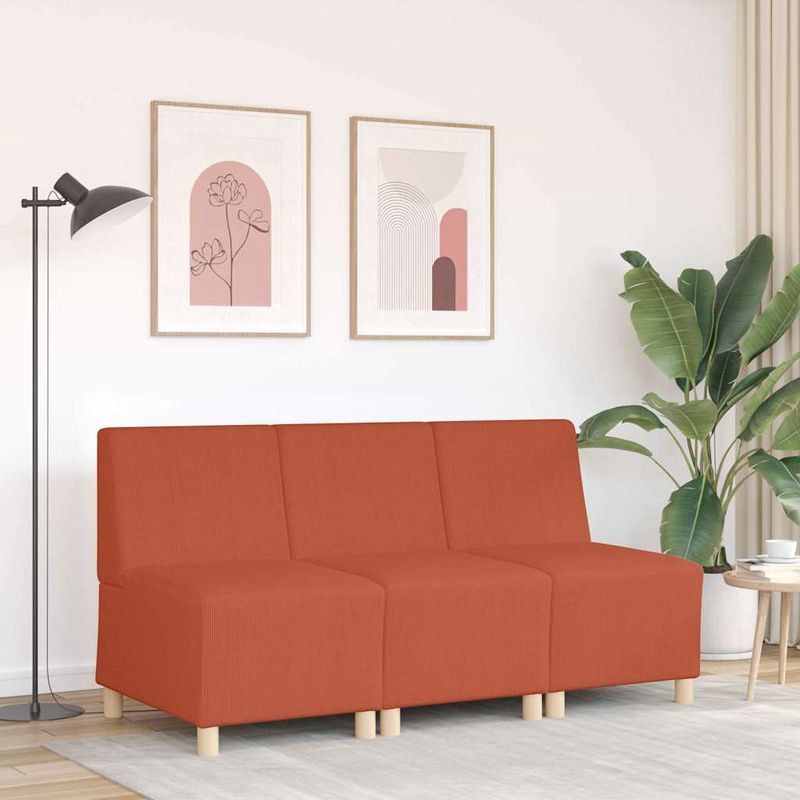 Casa si Gradina - Mobilier - Scaune si fotolii - Fotolii - Fotoliu Portocaliu 55 x 74 x 82 cm Tesatura de catifea - Infinity.ro
