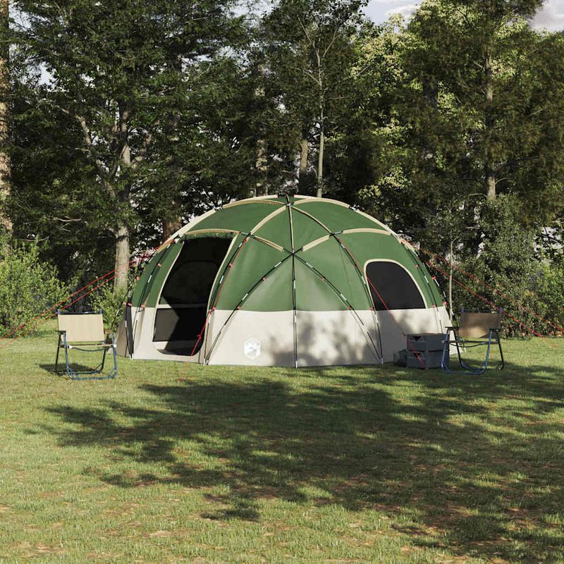 Sport si Outdoor - Camping - Corturi camping - Cort cu acoperis cu aerisire de aer Verde mare - Infinity.ro