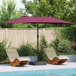 Casa si Gradina - Gradina si terasa - Umbrele si pavilioane - Umbrele - Parasol de Gradina Rosu bordo 385 x 209 x 244 cm tesatura - Infinity.ro