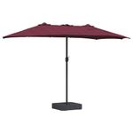 Casa si Gradina - Gradina si terasa - Umbrele si pavilioane - Umbrele - Parasol de Gradina Rosu bordo 385 x 209 x 244 cm tesatura - Infinity.ro