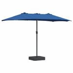 Casa si Gradina - Gradina si terasa - Umbrele si pavilioane - Umbrele - Parasol de Gradina albastru 385 x 209 x 244 cm tesatura - Infinity.ro