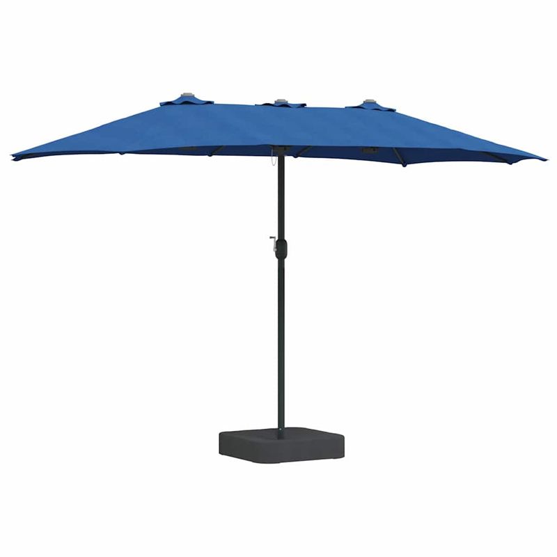 Casa si Gradina - Gradina si terasa - Umbrele si pavilioane - Umbrele - Parasol de Gradina albastru 385 x 209 x 244 cm tesatura - Infinity.ro
