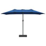 Casa si Gradina - Gradina si terasa - Umbrele si pavilioane - Umbrele - Parasol de Gradina albastru 385 x 209 x 244 cm tesatura - Infinity.ro