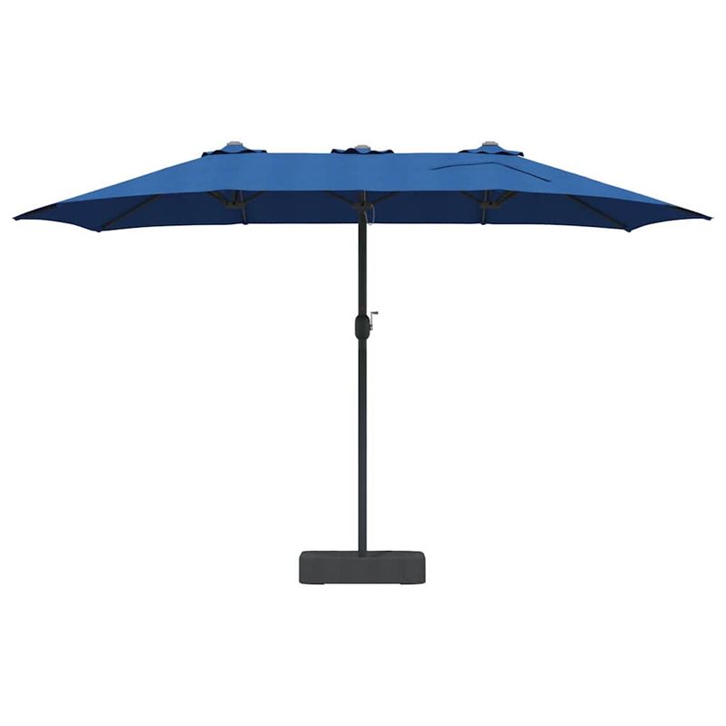 Casa si Gradina - Gradina si terasa - Umbrele si pavilioane - Umbrele - Parasol de Gradina albastru 385 x 209 x 244 cm tesatura - Infinity.ro