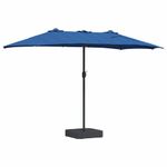 Casa si Gradina - Gradina si terasa - Umbrele si pavilioane - Umbrele - Parasol de Gradina albastru 385 x 209 x 244 cm tesatura - Infinity.ro