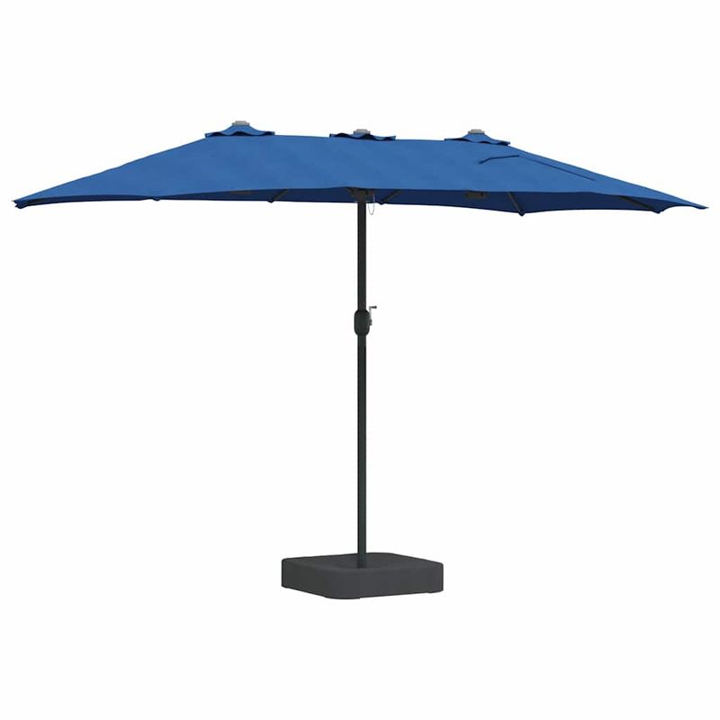 Casa si Gradina - Gradina si terasa - Umbrele si pavilioane - Umbrele - Parasol de Gradina albastru 385 x 209 x 244 cm tesatura - Infinity.ro