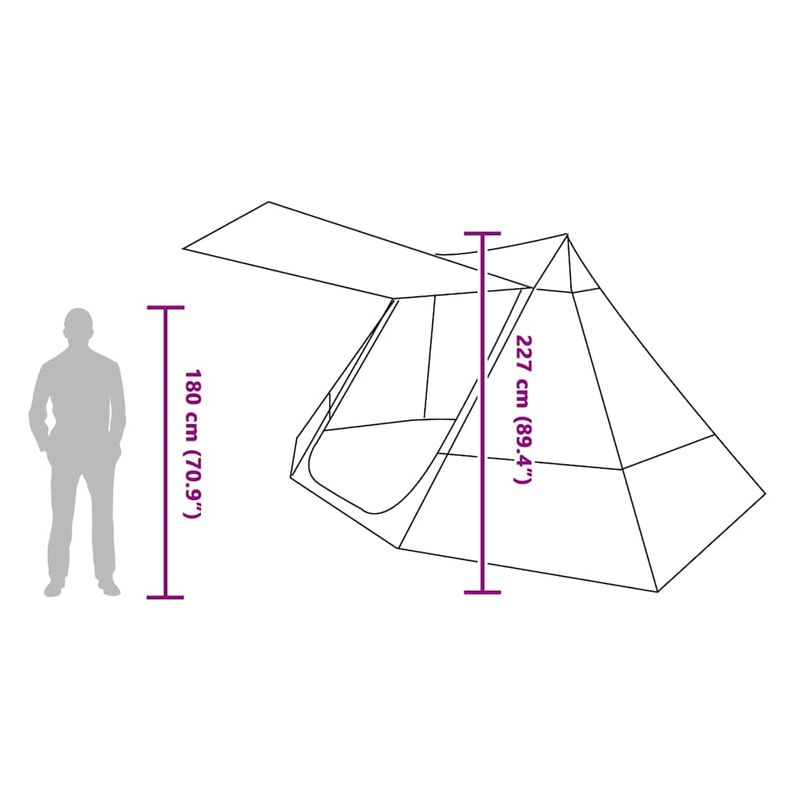Sport si Outdoor - Camping - Corturi camping - Cort albastru 482 x 360 x 227 cm - Infinity.ro