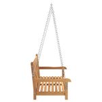 Casa si Gradina - Gradina si terasa - Mobilier exterior - Bancute de gradina - Banca swinging Altele Maro 114 x 60 x 64 cm Lemn masiv de tec - Infinity.ro