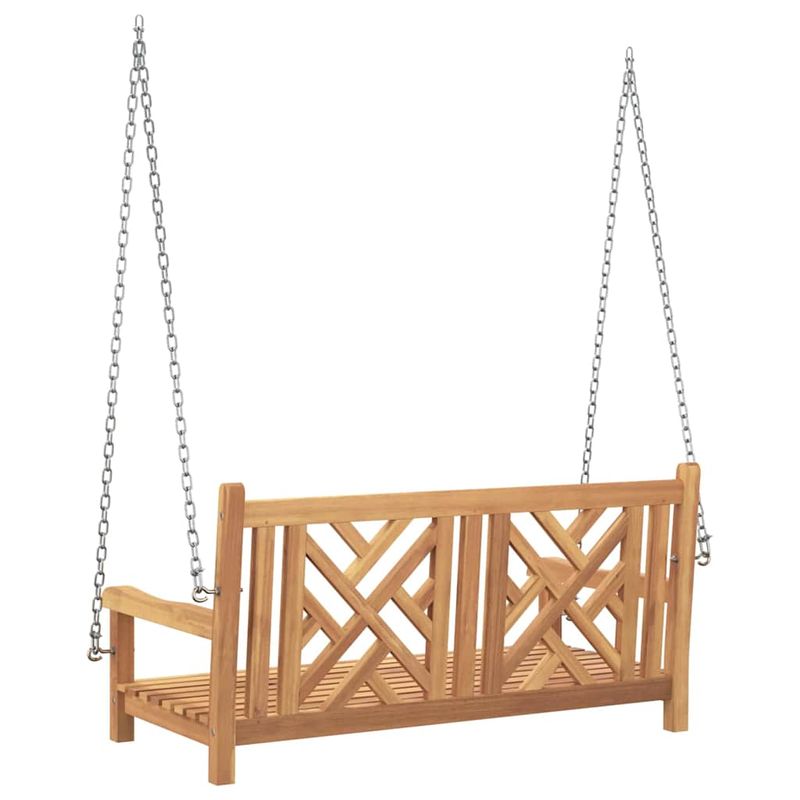 Casa si Gradina - Gradina si terasa - Mobilier exterior - Bancute de gradina - Banca swinging Altele Maro 114 x 60 x 64 cm Lemn masiv de tec - Infinity.ro