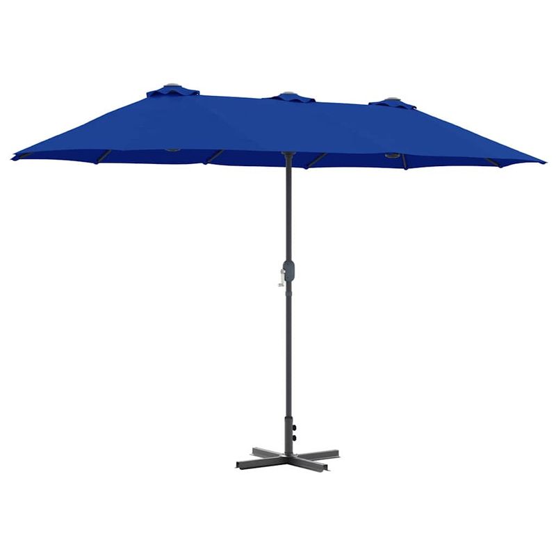 Casa si Gradina - Gradina si terasa - Umbrele si pavilioane - Umbrele - Parasol de Gradina albastru 380 x 196 x 235 cm - Infinity.ro