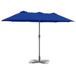 Casa si Gradina - Gradina si terasa - Umbrele si pavilioane - Umbrele - Parasol de Gradina albastru 380 x 196 x 235 cm - Infinity.ro