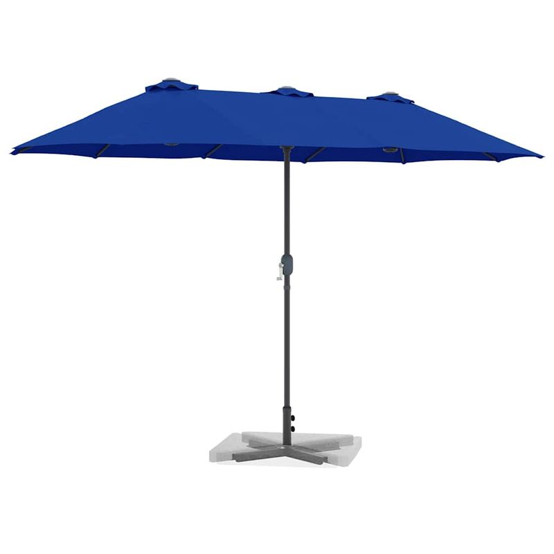 Casa si Gradina - Gradina si terasa - Umbrele si pavilioane - Umbrele - Parasol de Gradina albastru 380 x 196 x 235 cm - Infinity.ro