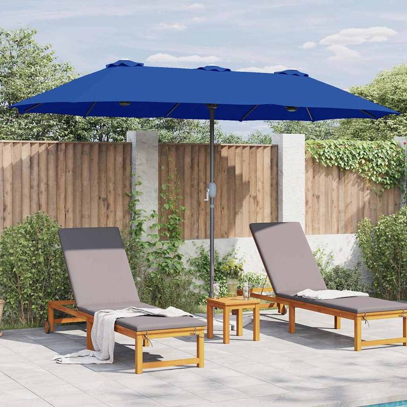 Casa si Gradina - Gradina si terasa - Umbrele si pavilioane - Umbrele - Parasol de Gradina albastru 380 x 196 x 235 cm - Infinity.ro