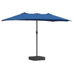 Casa si Gradina - Gradina si terasa - Umbrele si pavilioane - Umbrele - Parasol de Gradina albastru 385 x 209 x 244 cm tesatura - Infinity.ro