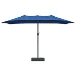 Casa si Gradina - Gradina si terasa - Umbrele si pavilioane - Umbrele - Parasol de Gradina albastru 385 x 209 x 244 cm tesatura - Infinity.ro