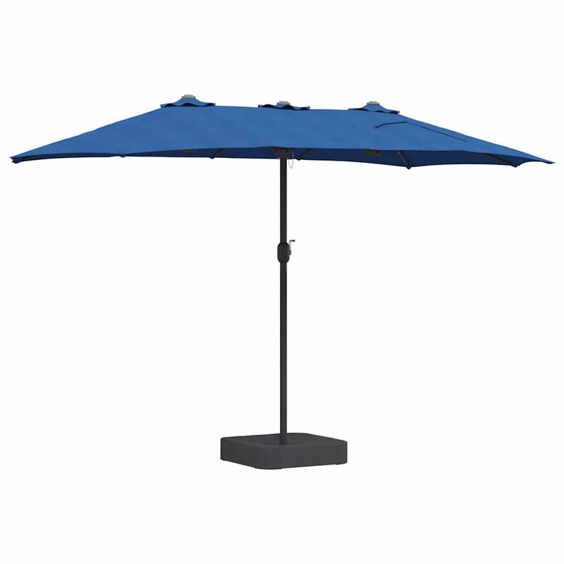 Casa si Gradina - Gradina si terasa - Umbrele si pavilioane - Umbrele - Parasol de Gradina albastru 385 x 209 x 244 cm tesatura - Infinity.ro