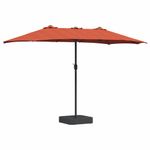 Casa si Gradina - Gradina si terasa - Umbrele si pavilioane - Umbrele - Parasol de Gradina Terracota 385 x 209 x 244 cm tesatura - Infinity.ro