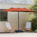 Casa si Gradina - Gradina si terasa - Umbrele si pavilioane - Umbrele - Parasol de Gradina Terracota 385 x 209 x 244 cm tesatura - Infinity.ro