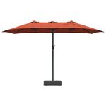 Casa si Gradina - Gradina si terasa - Umbrele si pavilioane - Umbrele - Parasol de Gradina Terracota 385 x 209 x 244 cm tesatura - Infinity.ro