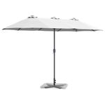 Casa si Gradina - Gradina si terasa - Umbrele si pavilioane - Umbrele - Parasol de Gradina Nisipiu 380 x 196 x 235 cm - Infinity.ro