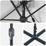 Casa si Gradina - Gradina si terasa - Umbrele si pavilioane - Umbrele - Parasol de Gradina Nisipiu 380 x 196 x 235 cm - Infinity.ro