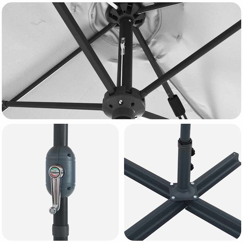 Casa si Gradina - Gradina si terasa - Umbrele si pavilioane - Umbrele - Parasol de Gradina Nisipiu 380 x 196 x 235 cm - Infinity.ro