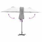 Casa si Gradina - Gradina si terasa - Umbrele si pavilioane - Umbrele - Parasol de Gradina Nisipiu 380 x 196 x 235 cm - Infinity.ro