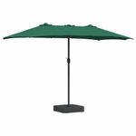 Casa si Gradina - Gradina si terasa - Umbrele si pavilioane - Umbrele - Parasol de Gradina Verde 385 x 209 x 244 cm tesatura - Infinity.ro