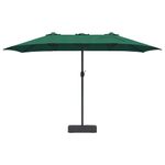 Casa si Gradina - Gradina si terasa - Umbrele si pavilioane - Umbrele - Parasol de Gradina Verde 385 x 209 x 244 cm tesatura - Infinity.ro