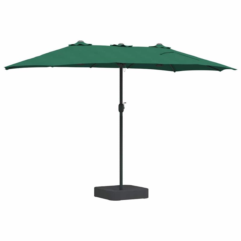 Casa si Gradina - Gradina si terasa - Umbrele si pavilioane - Umbrele - Parasol de Gradina Verde 385 x 209 x 244 cm tesatura - Infinity.ro